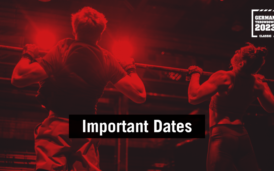 CrossFit® German Throwdown Classic 2023 Dates